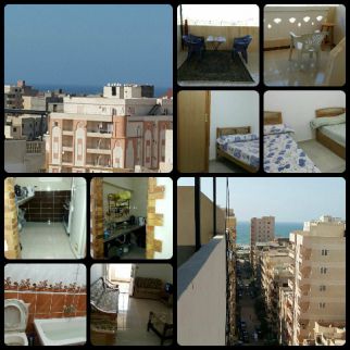 دوبلكس للإيجار فى شاطئ النخيل - 6 اكتوبر - قسم العامرية - الإسكندرية