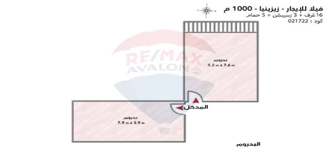 فيلا للإيجار فى زيزينيا - قسم الرمل - الإسكندرية