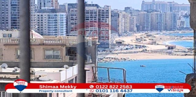 شقة للبيع فى ميامي - قسم المنتزه - الإسكندرية