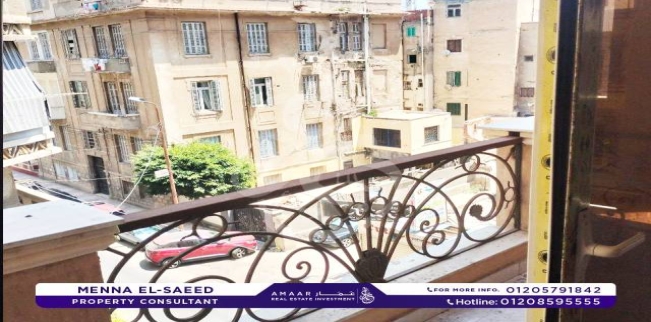 شقة للبيع فى الإبراهيمية - قسم باب شرقي - الإسكندرية