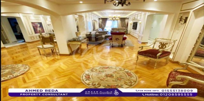 شقة للبيع فى سموحة - قسم سيدى جابر - الإسكندرية