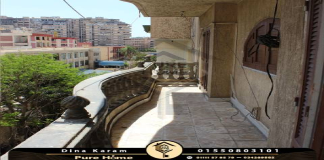 شقة للإيجار فى قسم سيدى جابر - الإسكندرية